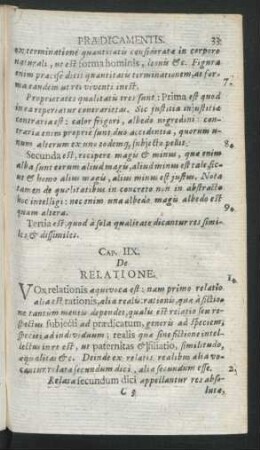 Cap. IIX. De Relatione.