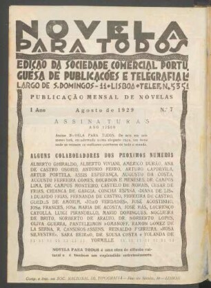 1929,1,7: 1 ano, no. 7 (agosto de 1929)