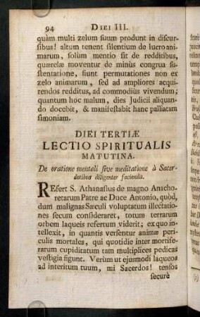 94-107, Lectio Spiritualis Matutina