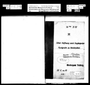 Silber Hoffnung samt Kupfergrube Fundgrube zu Niederpöbel, Band 10