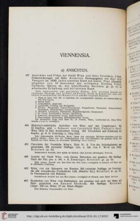 Viennensia (Nr. 457-632)