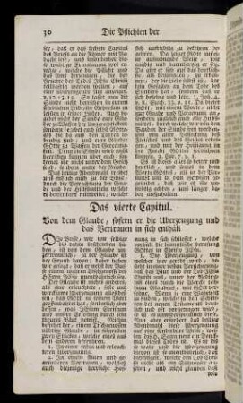 30-33, Das vierte Capitul