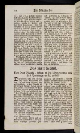 30-33, Das vierte Capitul