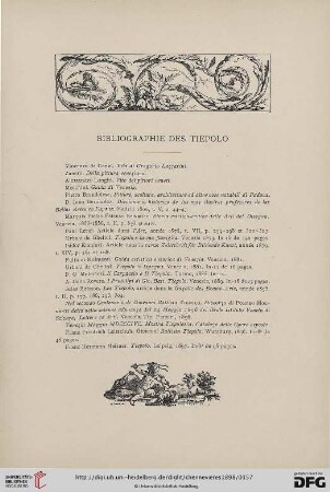 Bibliographie des Tiepolo