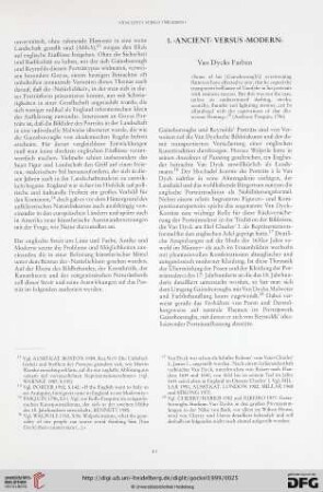 1. „Ancient“ versus „Modern“