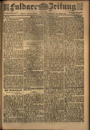 Ausgabe vom Donnerstag, den 25. September 1902.