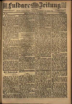 Ausgabe vom Donnerstag, den 25. September 1902.