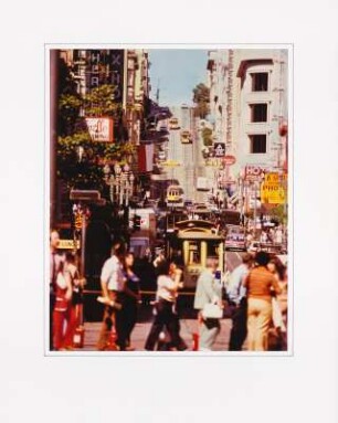 San Francisco. Hyde Street mit Cable Cars