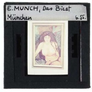 Munch, Weiblicher Halbakt (Das Biest)