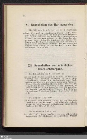 XII. Krankheiten der männlichen Geschlechtsorgane