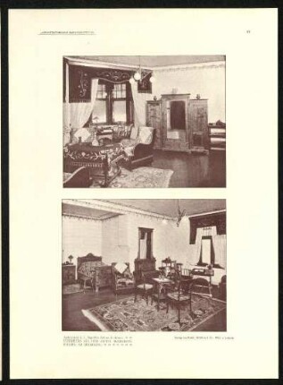 Intérieurs aus dem Hotel "Erzherzog Johann" am Semmering