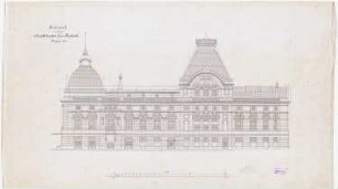 Stadttheater, Rostock: Seitenansicht