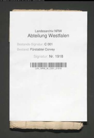 Geldrechnung des Hauses Lütmarsen