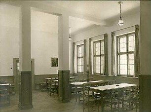 Fischer, Theodor; München - Westend, Bergmannstr.; Ledigenheim - Speisesaal