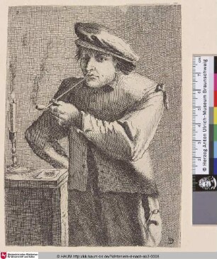 [Bauer mit Pfeife; Peasant with a Pipe]