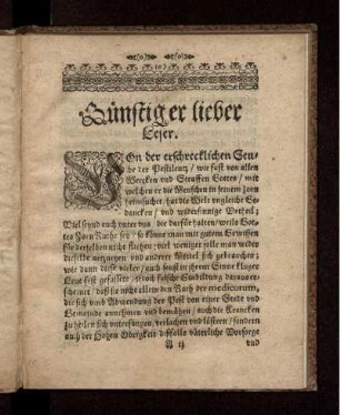 Günstiger lieber Leser