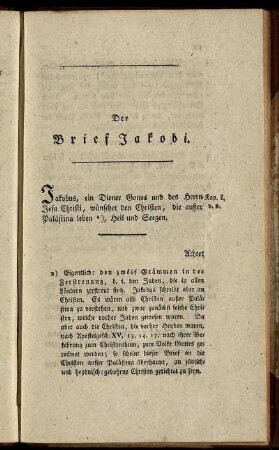 Der Brief Jakobi.