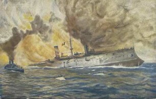Untergang des italienischen Panzerkreuzers „Giuseppe Garibaldi“ [R]