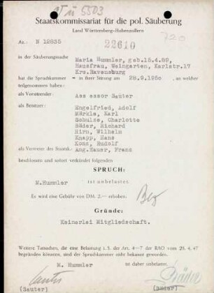 Hummler, Maria