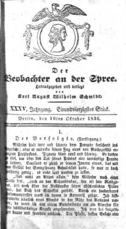 41. Stueck, 10. Oktober 1836