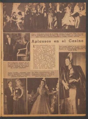 Aplausos en el Casino