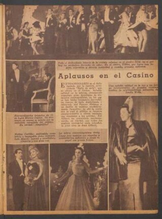 Aplausos en el Casino