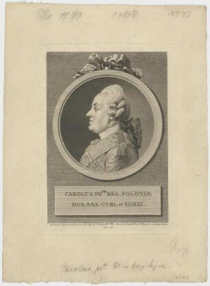 Bildnis des Carolus, Reg. Poloniae