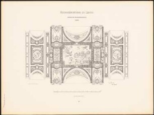 Reichsgericht, Leipzig: Tafel 83: Festsaal der Präsidentenwohnung (Decke) (aus: Der Reichsgerichtsbau zu Leipzig, Berlin 1898)