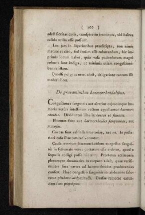 De gravaminibus haemorrhoidalibus.