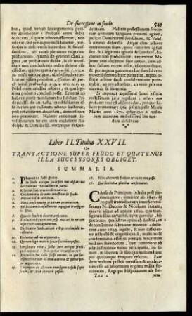 Titulus XXVII.