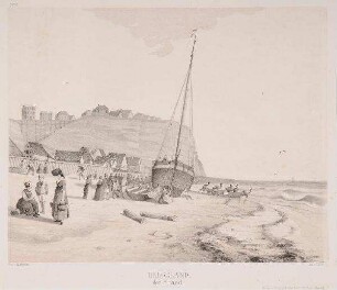 Helgoland. der Strand