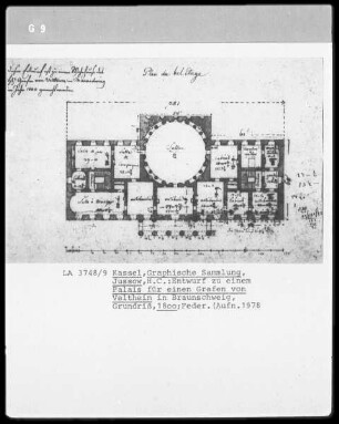 Palais für einen Grafen von Veltheim in Braunschweig