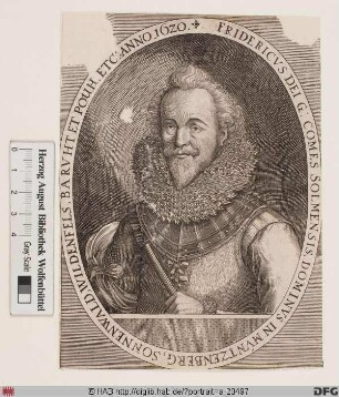 Bildnis Friedrich Graf zu Solms (-Laubach)