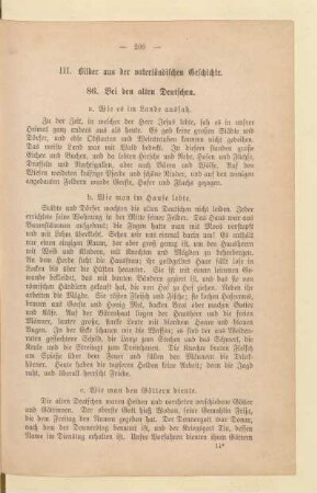 III. Bilder aus der vaterländischen Geschichte