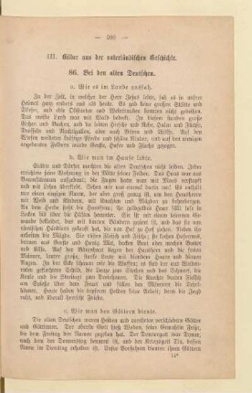 III. Bilder aus der vaterländischen Geschichte