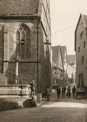 Schmiedegasse : Schmiedegasse an der Johanniskirche