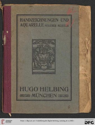 Handzeichnungen und Aquarelle neuerer Meister (Nr. 61)