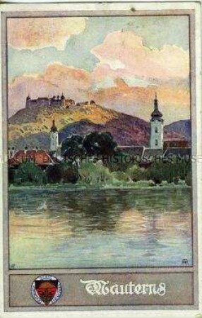 Mautern (Donau), Postkarte des Deutschen Schulvereins Nr.178