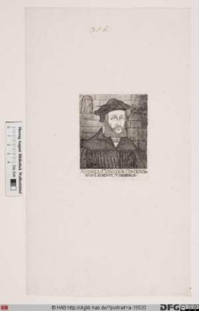 Bildnis Andreas Osiander d. Ä.