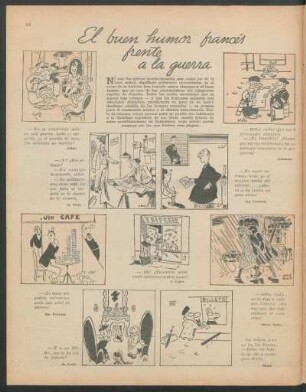El buen humor francés frente a la guerra