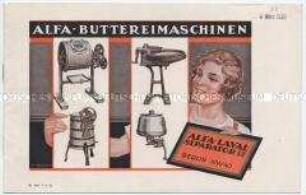Alfa-Buttereimaschinen