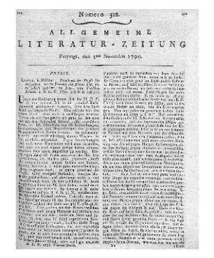 Schulz, C.: Handbuch der Physik. B.1. Für diejenigen, welche Freunde der Natur sind, ohne jedoch Gelehrte zu seyn. Leipzig: Hilscher 1790