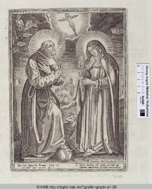 S. Franciscus und S. Clara.