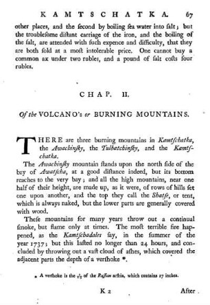 Chap. II. Of the volcano's or burning mountains