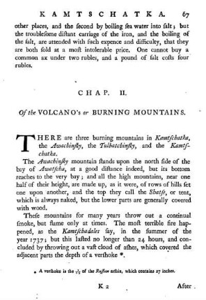 Chap. II. Of the volcano's or burning mountains