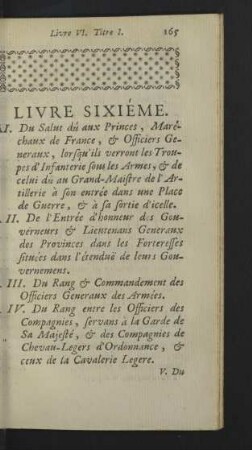 Livre sixiéme.