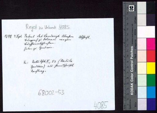 Abraham II. Burggraf zu Dohna, Landvogt des Markgraftums Oberlausitz, erteilt ein Patent zum Büchsenschießen.