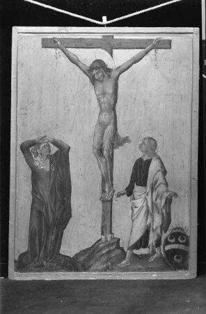Christus am Kreuz zwischen Maria und Johannes