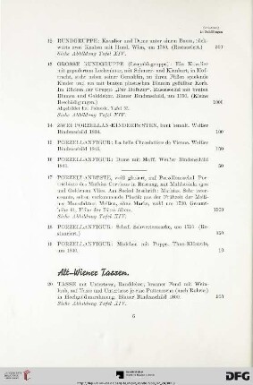 Alt-Wiener Tassen (Nr. 20-31)