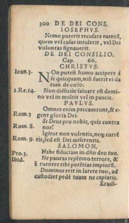 De Dei Consilio. Cap. 66.